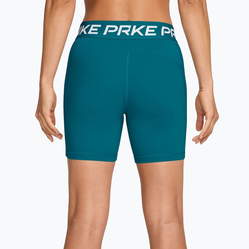 Women's shorts Nike Pro 365 bright spruce/white 2