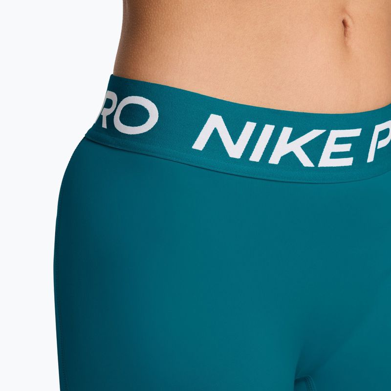 Women's shorts Nike Pro 365 bright spruce/white 4