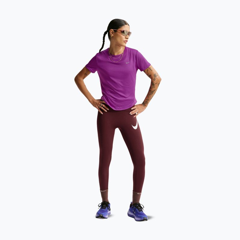 Women's running leggings Nike Tempo Swoosh Run High-Waisted 7/8 mystic dates/white 2