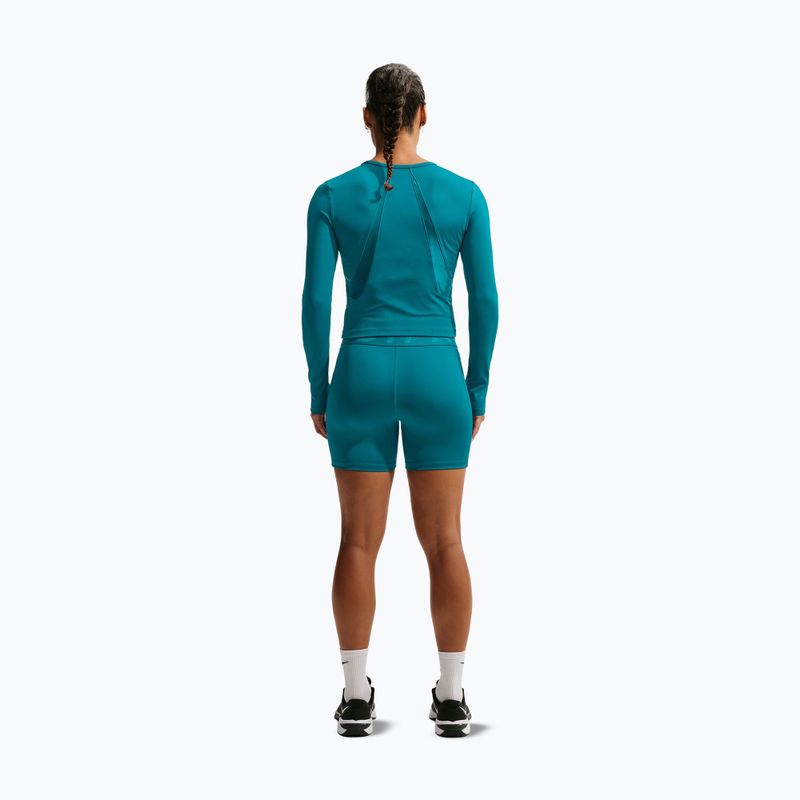 Women's training longsleeve Nike Pro Sculpt bright spruce/bright spruce 3