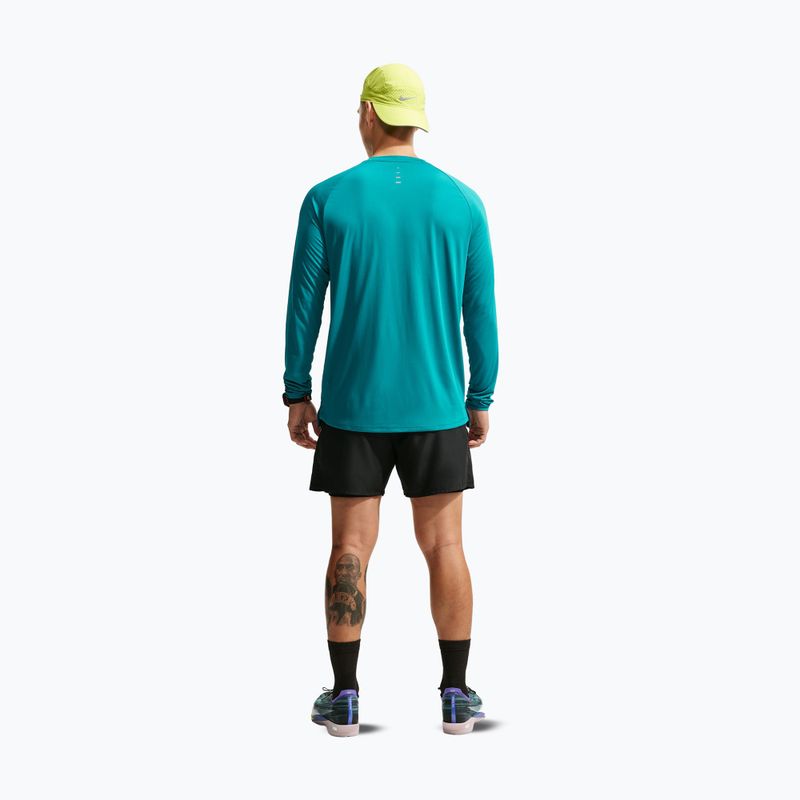 Men's running longsleeve Nike Stride bright spruce 3