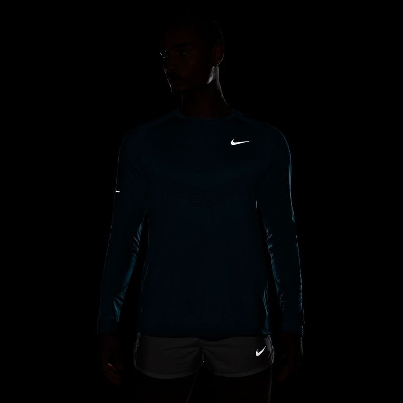 Men's running longsleeve Nike Stride bright spruce 6