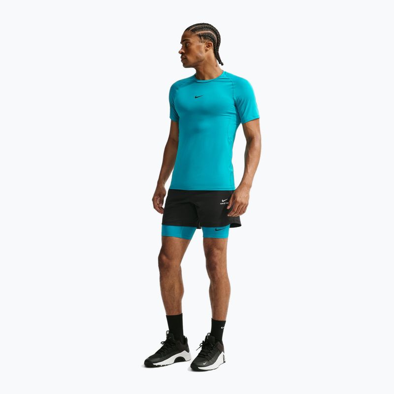Men's training shorts Nike Pro Dri-Fit Fitness Long energy/black 4
