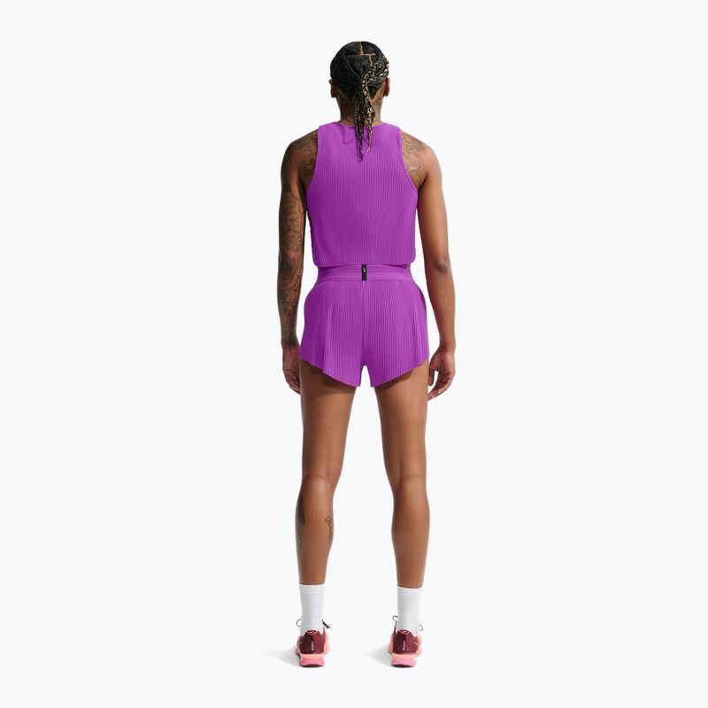 Women's running shorts Nike AeroSwift Dri-Fit ADV Mid-Rise 3" vivid purple/purple pulse 3
