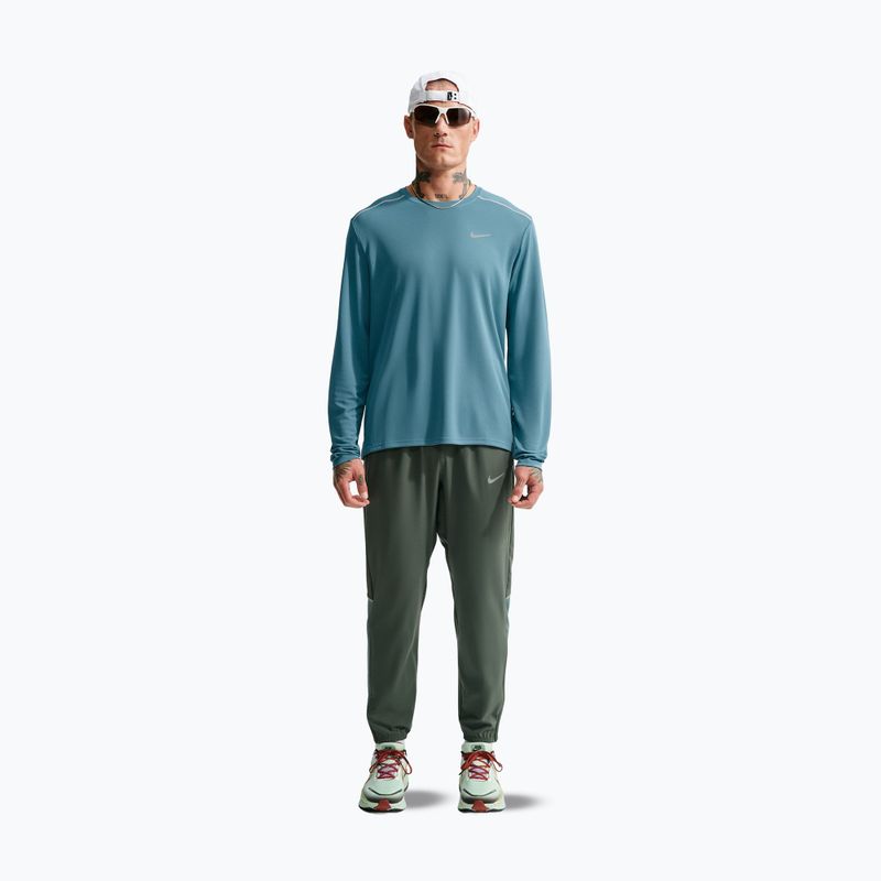 Men's running longsleeve Nike Miler Dri-Fit UV smokey blue 2