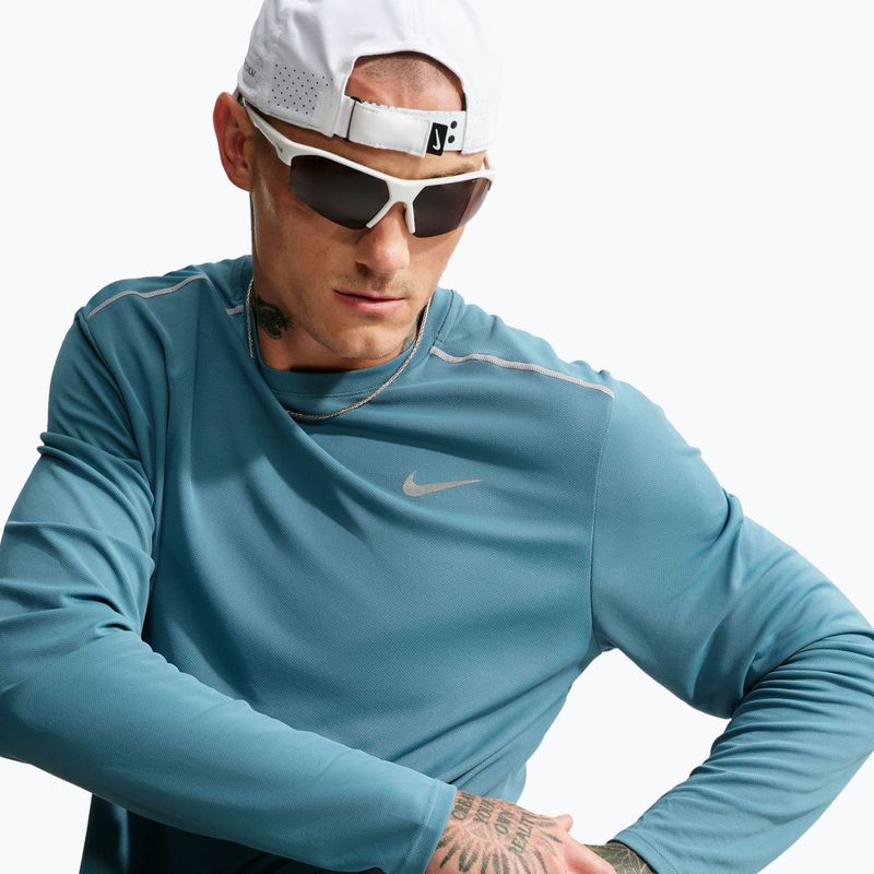 Men's running longsleeve Nike Miler Dri-Fit UV smokey blue 5