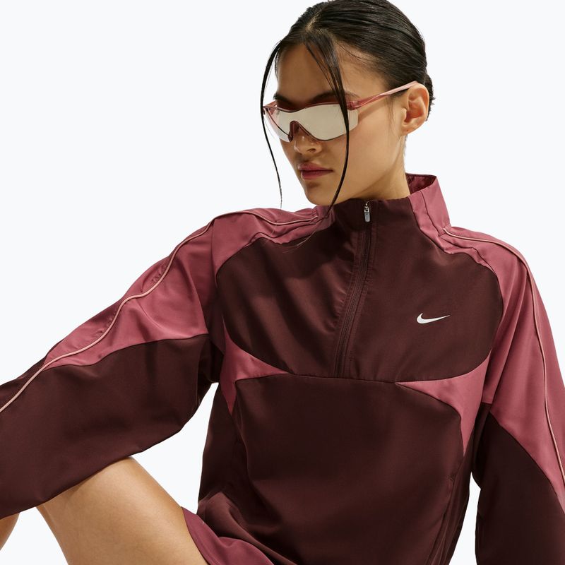 Women's running jacket Nike Tempo mystic dates/pink smoke/rust pink/peony 5