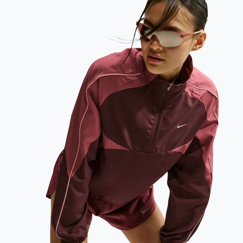 Women's running jacket Nike Tempo mystic dates/pink smoke/rust pink/peony 6