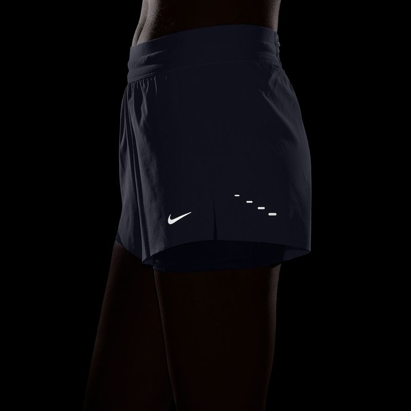 Women's running shorts Nike Swift Mid-Rise 2in1 purple pulse 8
