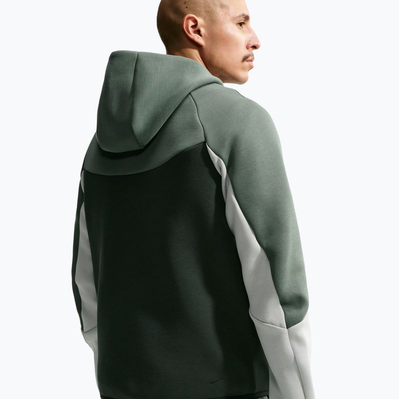 Men's sweatshirt Nike Tech Windrunner Full Zip camo green/black spruce/chrome yellow 5