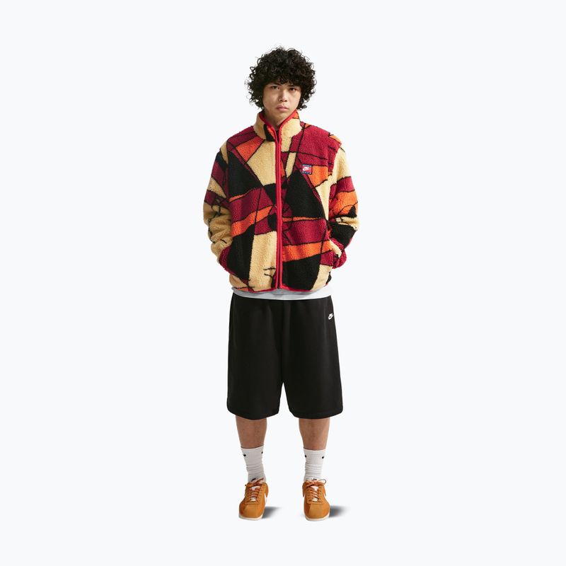 Men's jacket Nike Club Winterized Full-Zip university red/soft yellow/black 2