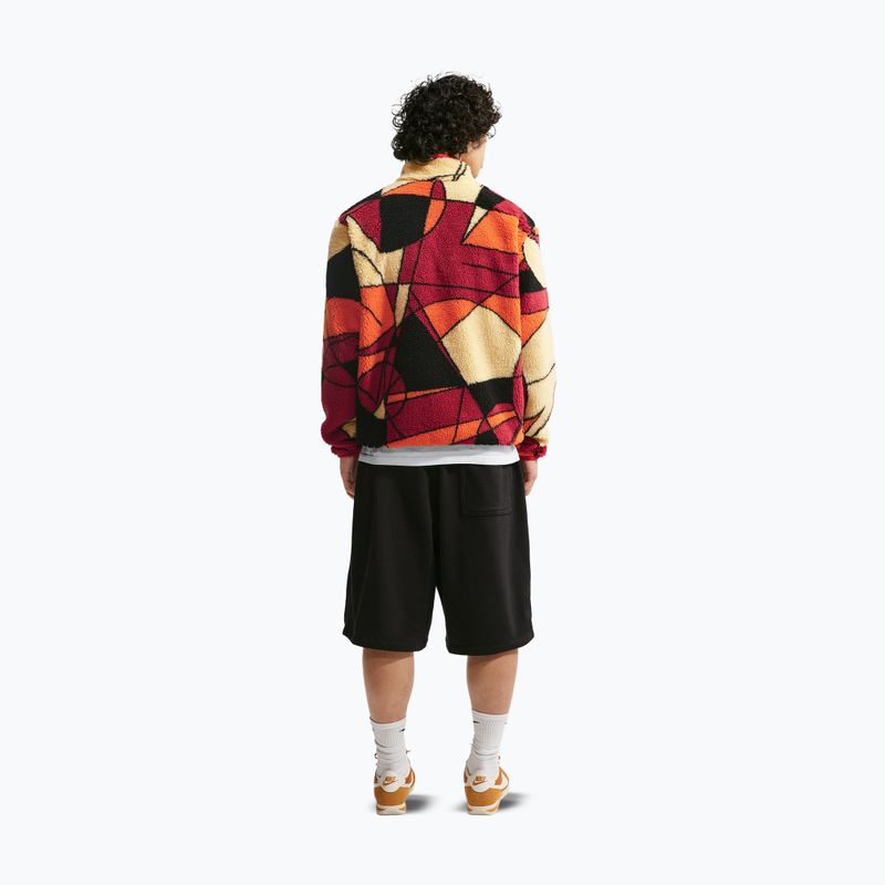 Men's jacket Nike Club Winterized Full-Zip university red/soft yellow/black 3