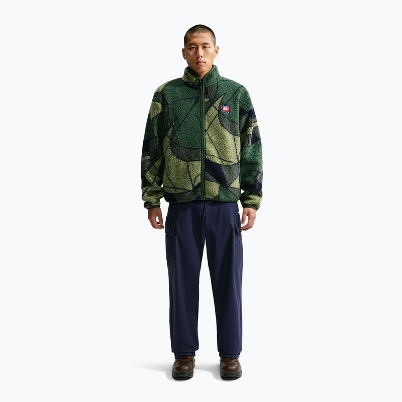 Men's jacket Nike Club Winterized Full-Zip fir/light smoke grey 2