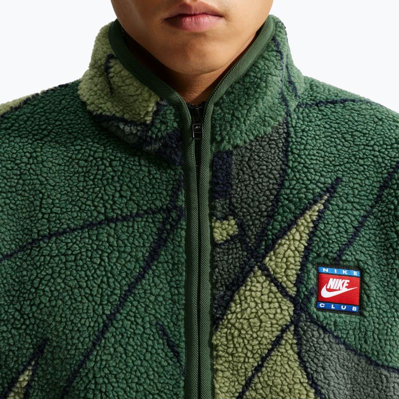 Men's jacket Nike Club Winterized Full-Zip fir/light smoke grey 5