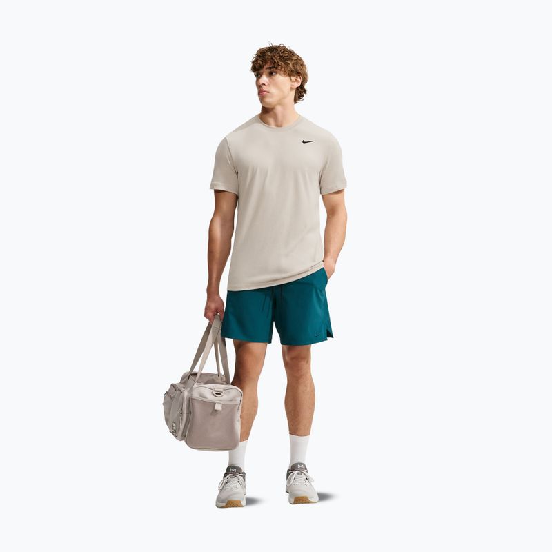 Men's T-shirt Nike Dri-FIT cream li/black 2