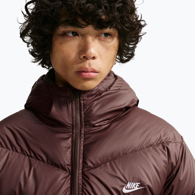 Men's down jacket Nike Windrunner light chocolate/light chocolate/white 6