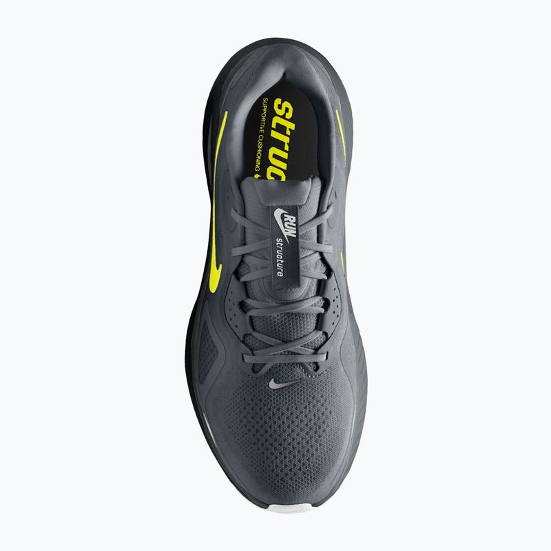 Men's running shoes Nike Structure 26 Cool Grey/Dark Smoke Grey/Lemon Venom 2