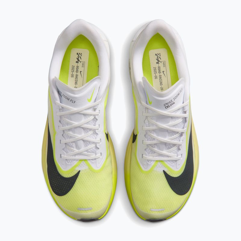 Men's running shoes Nike Zoom Fly 6 white/lemon venom/anthracite 3