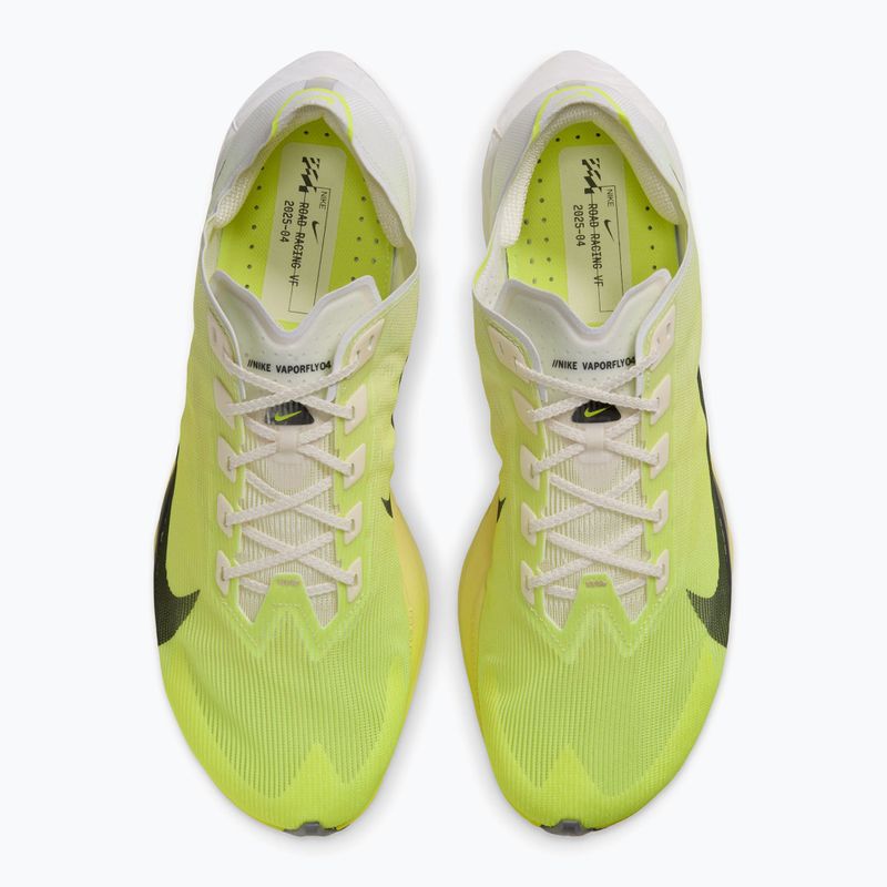Men's running shoes Nike Vaporfly 4 white/lemon venom/anthracite 4