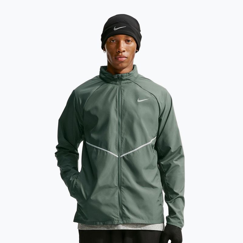 Men's running jacket Nike Miler Repel UV camo green/camo green