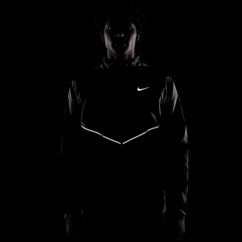 Men's running jacket Nike Miler Repel UV camo green/camo green 7