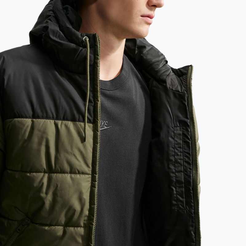 Men's insulated jacket Nike Sportswear PrimaLoft® medium olive/black/white 7