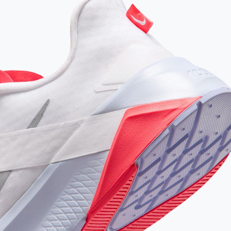 Women's training shoes Nike Hybrid RN white/laser crimson/metallic silver 6