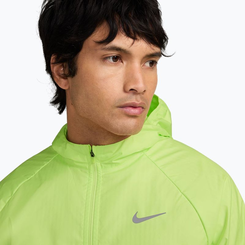 Men's running jacket Nike Miler Therma-Fit Repel Winterized light lemon twist/black 3