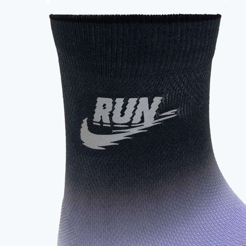 Socks Nike Run Midweight purple pulse/black 3