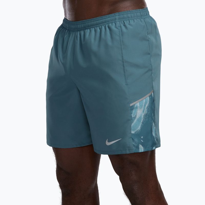 Men's running shorts Nike Miler smokey blue/cerulean 3