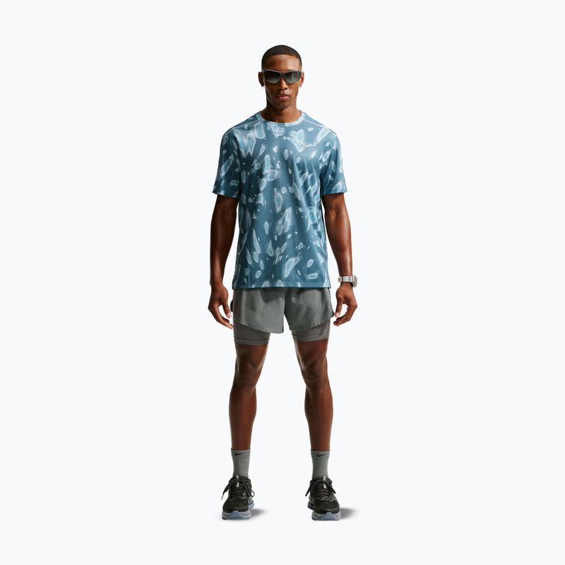 Men's running shirt Nike Miler Dri-Fit UV smokey blue 2