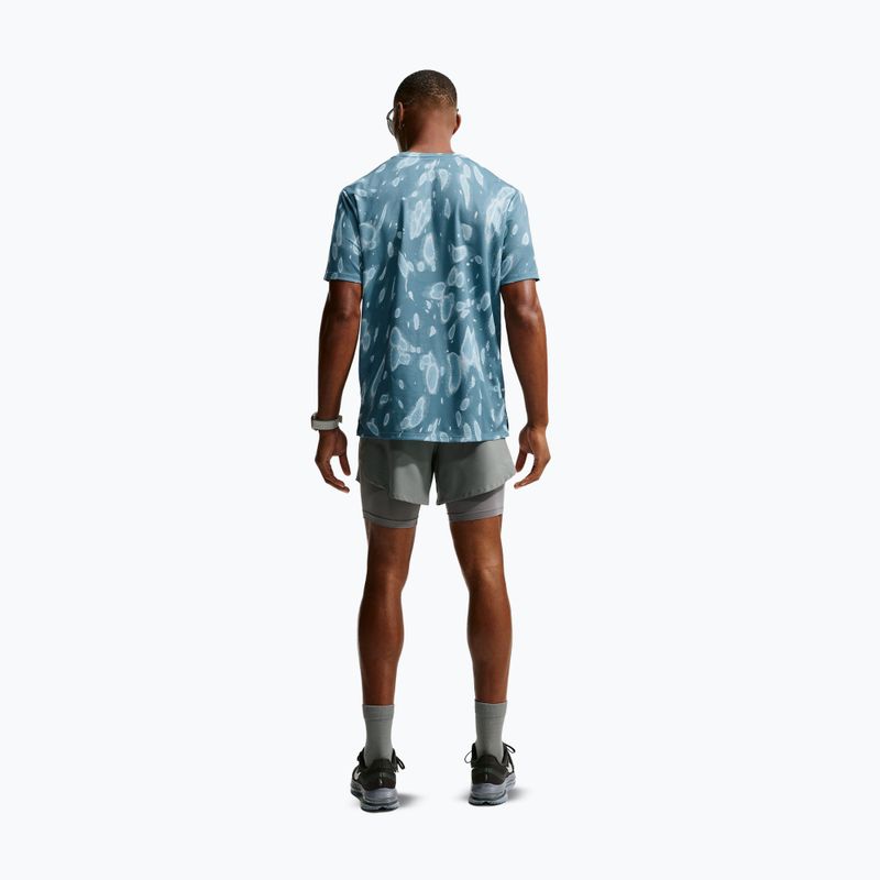 Men's running shirt Nike Miler Dri-Fit UV smokey blue 3
