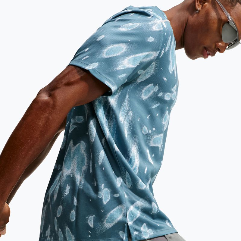 Men's running shirt Nike Miler Dri-Fit UV smokey blue 5