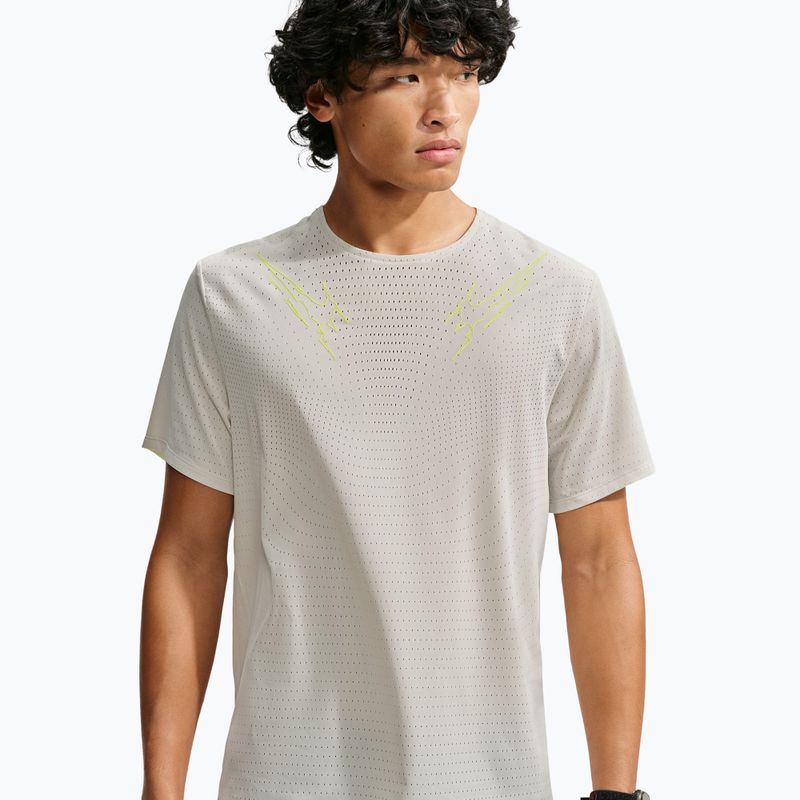 Men's running shirt Nike AeroSwift Dri-Fit ADV light bone 4