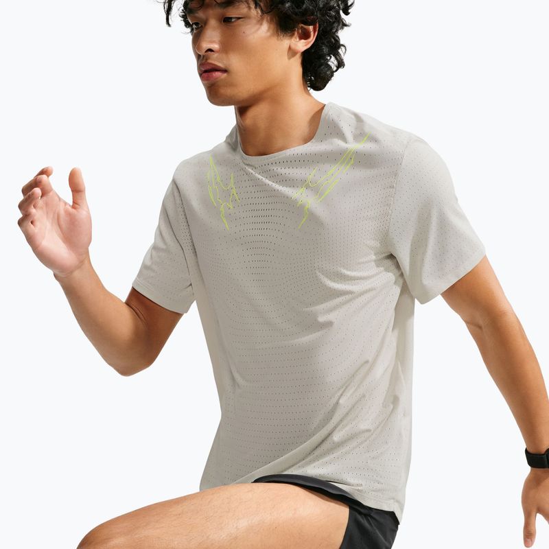 Men's running shirt Nike AeroSwift Dri-Fit ADV light bone 5