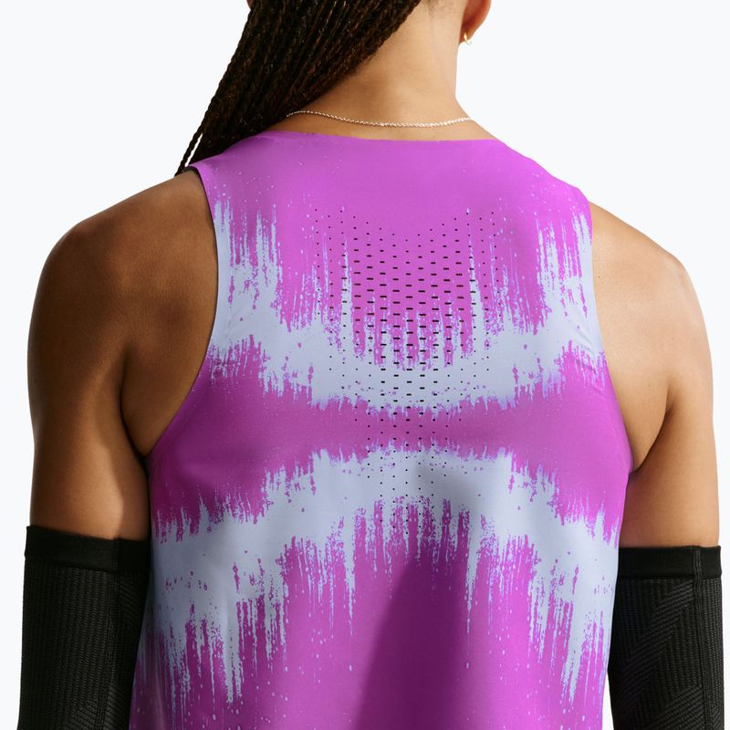 Women's running shirt Nike AeroSwift vivid purple/purple dynasty 6