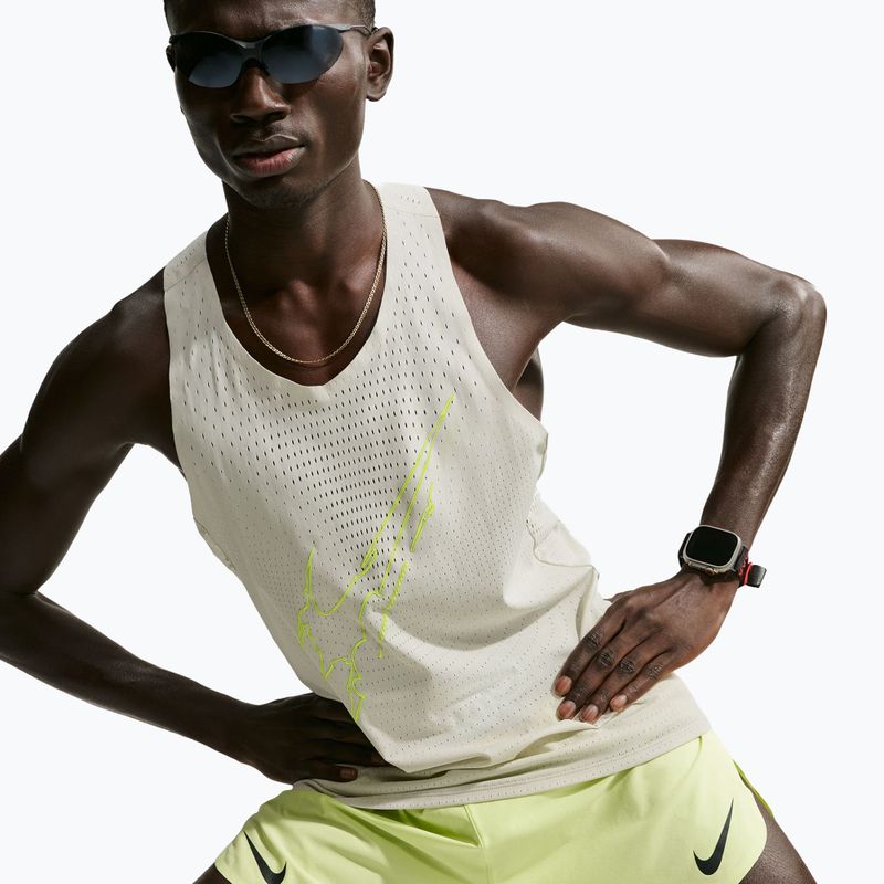 Men's running shirt Nike AeroSwift Light Bone 3