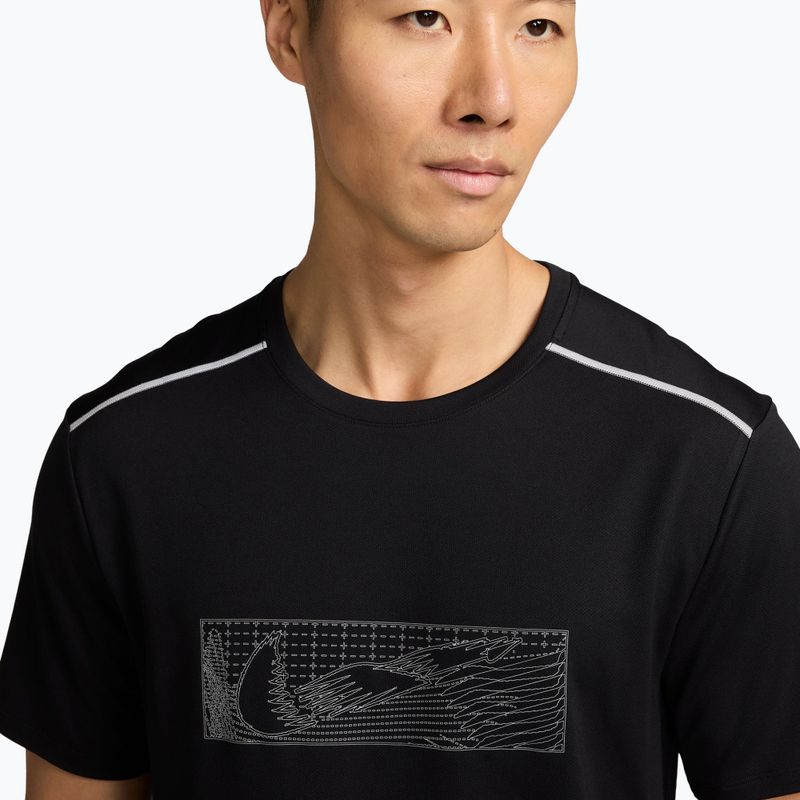Men's running shirt Nike Miler black 3