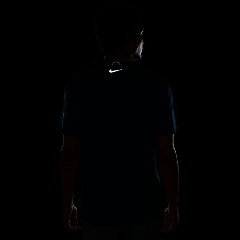 Men's running shirt Nike Miler bright spruce 4