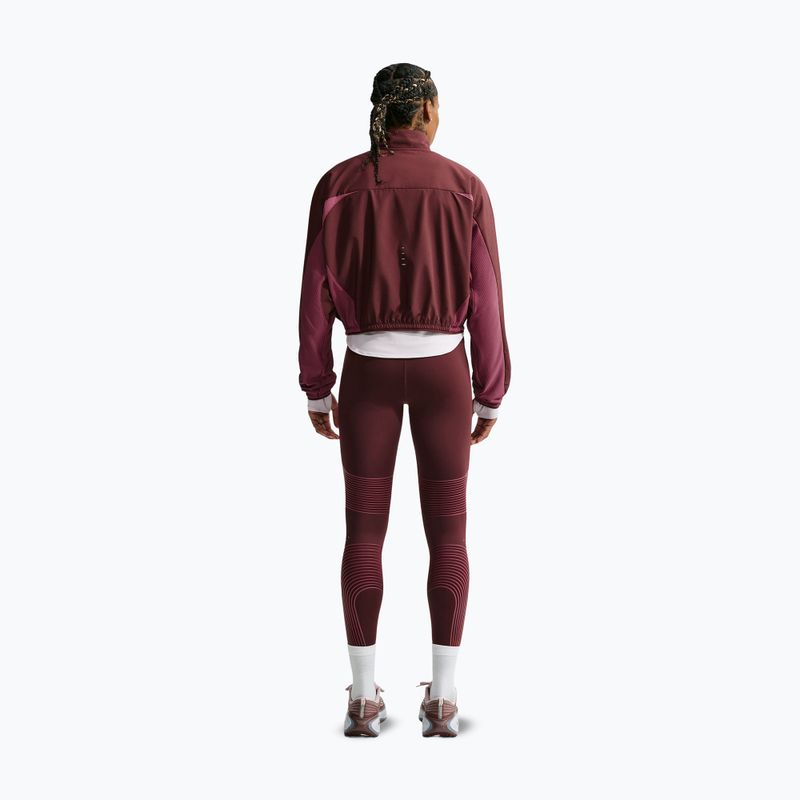 Women's running jacket Nike Swift Mystic Dates/Pink Smoke 3