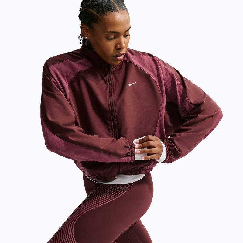 Women's running jacket Nike Swift Mystic Dates/Pink Smoke 5