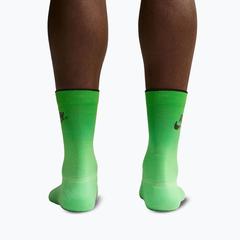 Socks Nike Run Midweight illusion green/black 5