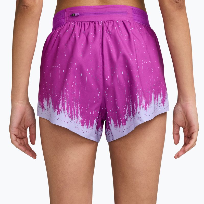 Women's running shorts Nike AeroSwift vivid purple/purple dynasty 2