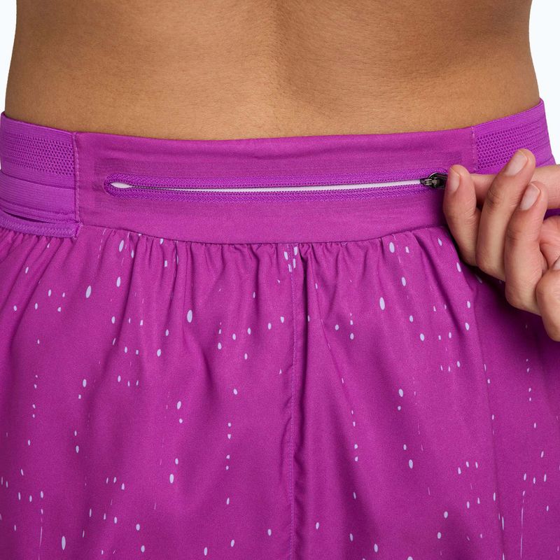Women's running shorts Nike AeroSwift vivid purple/purple dynasty 4