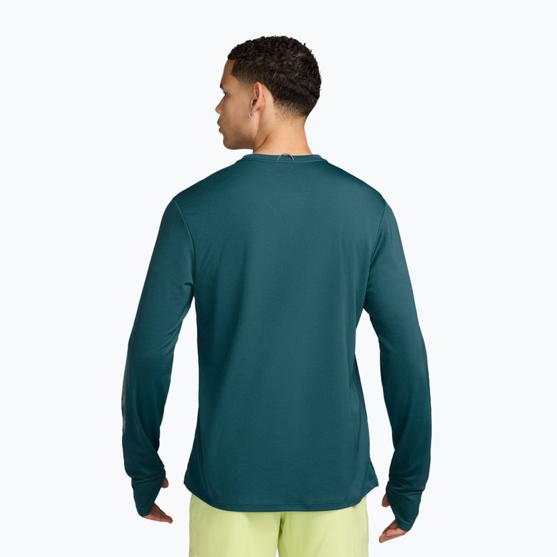 Men's running longsleeve Nike Miler bright spruce 2