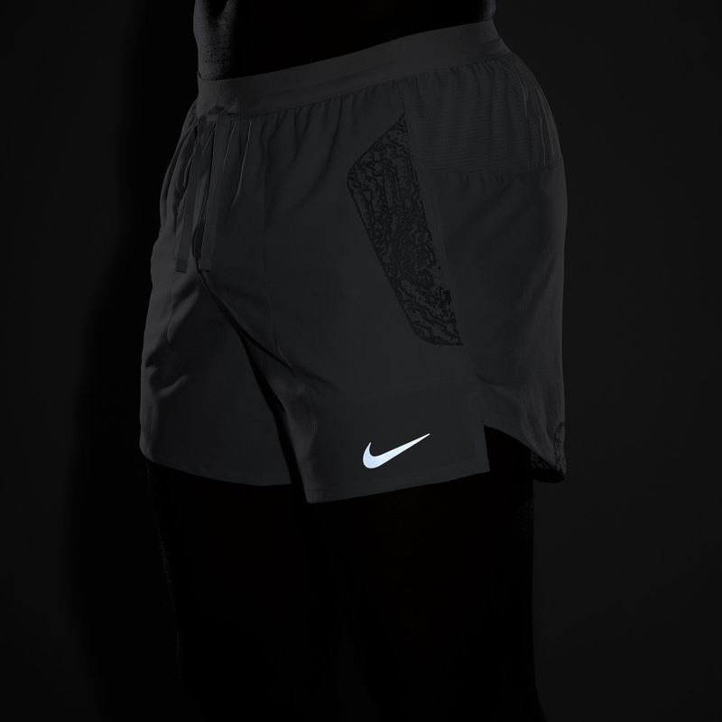 Men's running shorts Nike Stride grey fog 5
