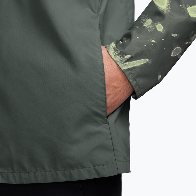 Men's running jacket Nike Miler Repel UV Printed camo green/black 3