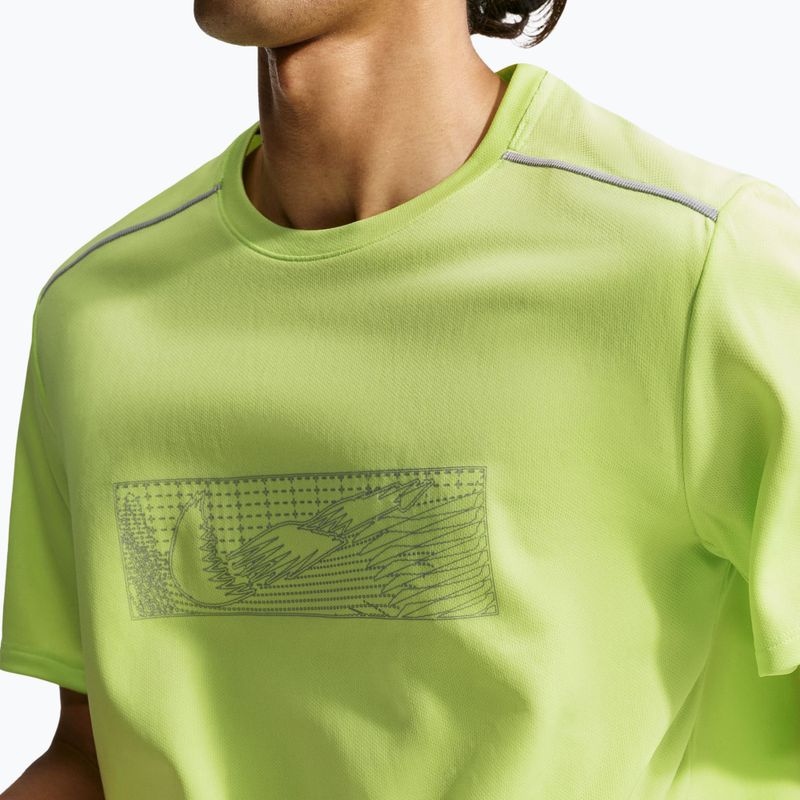 Men's running shirt Nike Miler light lemon twist 6