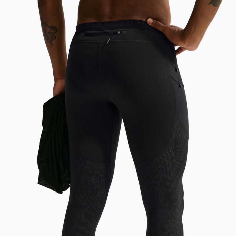 Men's running leggings Nike Stride Dri-FIT Winterized black/black 4