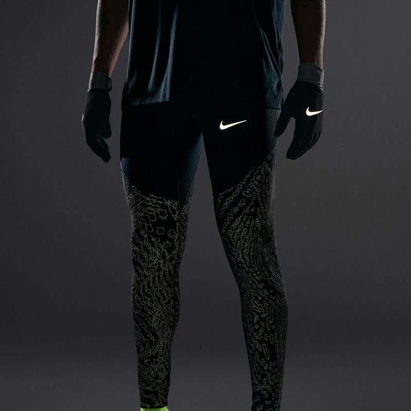 Men's running leggings Nike Stride Dri-FIT Winterized black/black 6